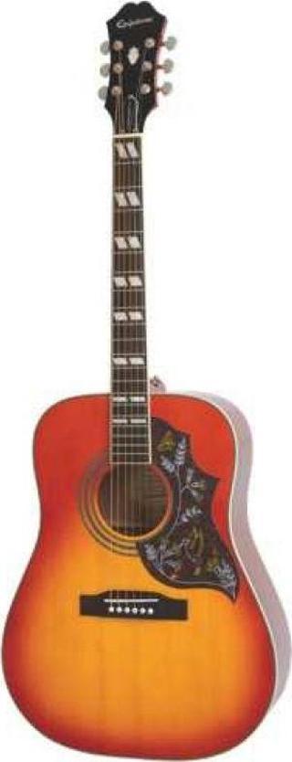 Epiphone Hummingbird Pro Elektro Akustik Gitar (Faded Cherry Sunburst)