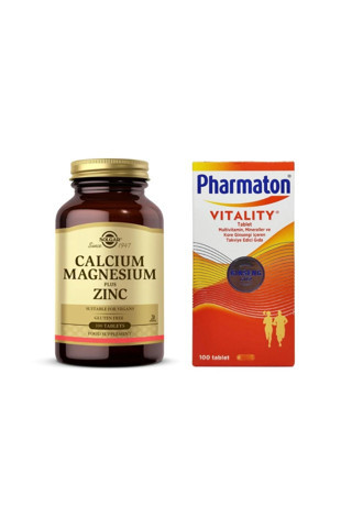 Calcium Magnesium Plus Zinc 100 Tablet + Vitality 100 Tablet