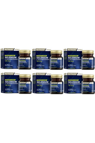 Nutraxin Selenıum 100 Mcg 100 Tablet-selenıum Takviyesi*6 Adet
