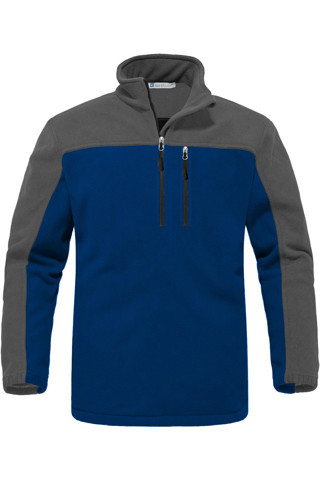 Ghassy Co. Erkek Mountain Windproof Yarım Fermuarlı Cepli Polar 