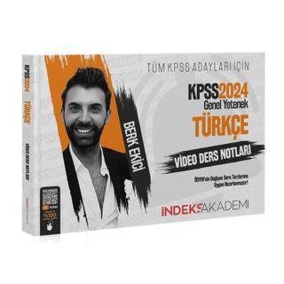 İndeks Akademi 2024 KPSS Türkçe Video Ders Notları - Berk Ekici Yayıncılık - İndeks Akademi
