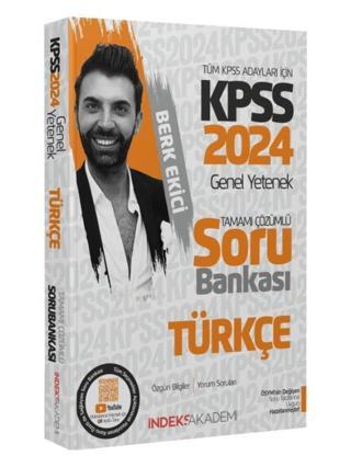 İndeks Akademi Yayıncılık 2024 KPSS Türkçe Soru Bankası Çözümlü - Berk Ekici - İndeks Akademi