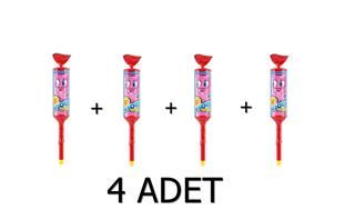 Chupa Chups Melody Pops Düdüklü Lolipop Şeker - Çilekli 15g x 4 Adet