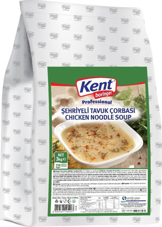 Kent Boringer Şehriyeli Tavuk Çorbası Çorbası 3Kg