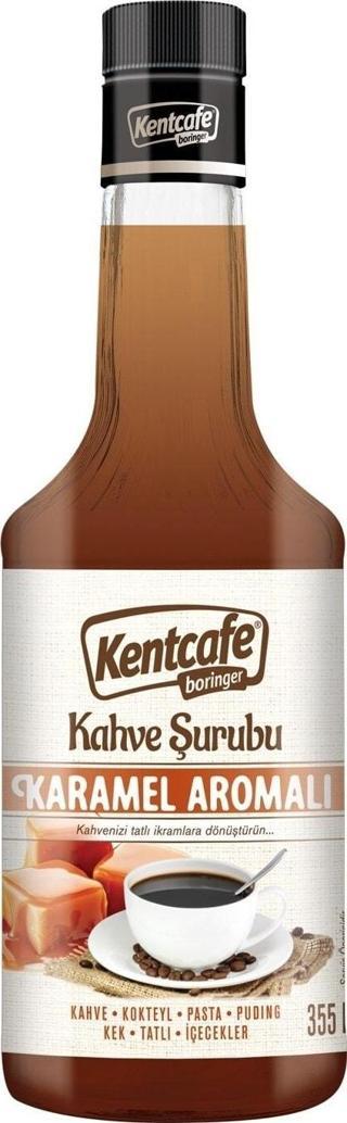 Kentcafe Boringer Karamelli Kahve Şurubu 355 Ml