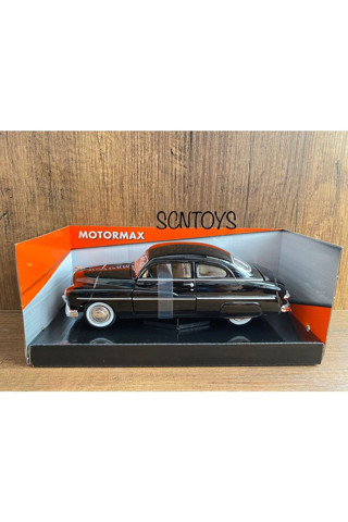 Scn Toys 1:24 1949 Mercury Coupe Siyah Eski Klasik Arabalar Mercury Coupe 1949 Kapı Bagaj Kaput Açılır