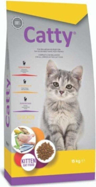 Catty Kitten Tavuklu Yavru Kedi Maması 15 Kg