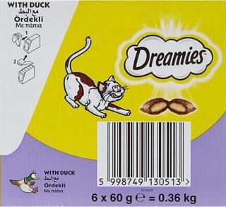 Dreamies Ördekli Kedi Ödülü 6X60 Gr