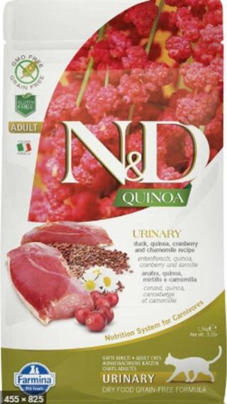 N&D Kinoa Skın Urinary Ördek Adult Cat 5 Kg