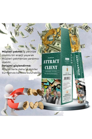 Çare Burada Attract Client Müşteri Çekme Tütsüsü 20 Çubuk