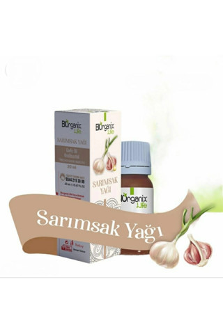 Organik Bahçem Bıorganix Life Sarımsak Yağı 20ml