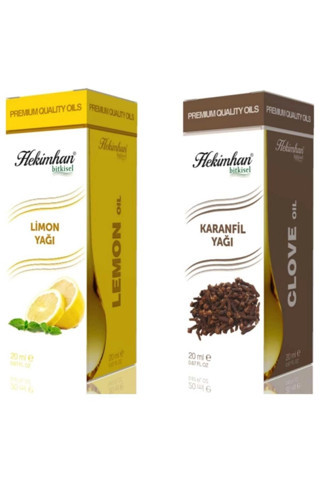 Hekimhan Limon Yağı 20 Ml Ve Karanfil Yağı 20 Ml Avantaj Paketi