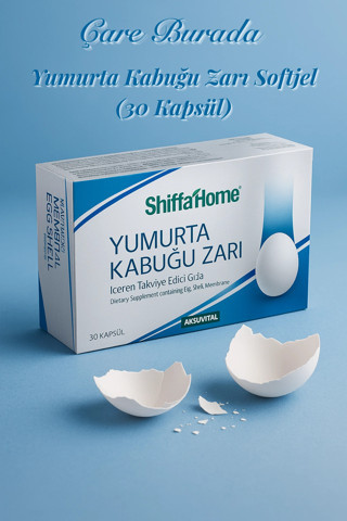 Çare Burada Yumurta Kabuğu Zarı Kapsül (30 Kapsül)