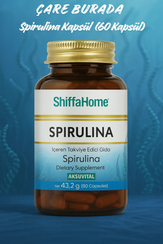 Shiffa Home Spirulina Kapsül 60 adet