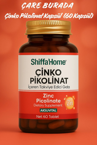 Çare Burada Çinko Pikolinat Kapsül (60 Kapsül)