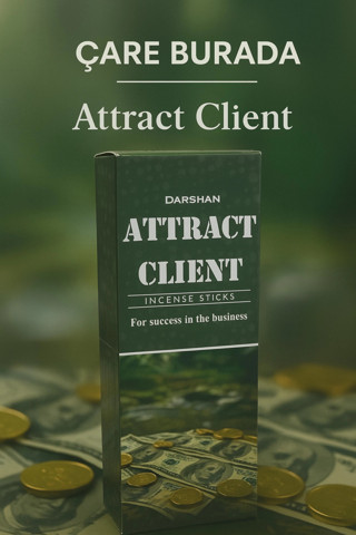 Çare Burada Darshan Incense - Attract Client 20'li Çubuk Tütsü