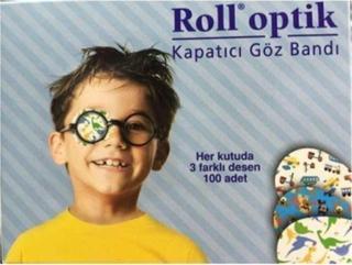 Kurtsan Roll Optik Göz Kapama Bandı 100 Adet Erkek Çocuk