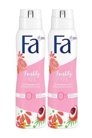 Fa Freshly Free Greyfurt & Liçi Sprey Deodorant 150 ml X 2 Adet