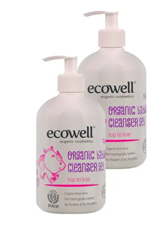 Ecowell Organik Bebek Temizleme Jeli 2'li