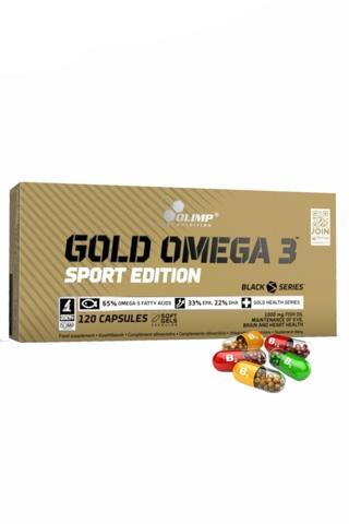 Olimp Gold Omega 3 Sport Edition 120 Kapsül Balık Yağları E Vitamini Takviye Gıda
