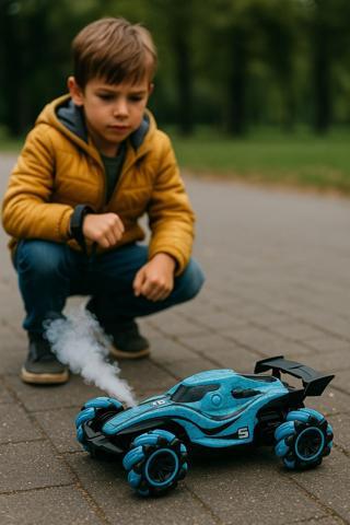 Duman Çıkaran 4X4 Şarjlı Işıklı Müzikli Bileklik Kontrollü Driftli 360 Derece Formula Araba 2.4 GhzR