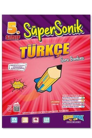 5. Sınıf Süpersonik Türkçe Soru Bankası - Süpersonik Yayınları - Tonguç Akademi