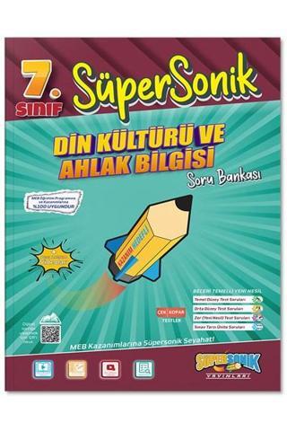 7. Sınıf Süpersonik Din Kültürü ve Ahlak Bilgisi Soru Bankası - Süpersonik Yayınları - Tonguç Akademi