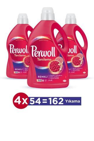 Perwoll Renkli Yenileme Hassas Bakım Sıvı Çamaşır Deterjanı 3'lü Set ( 3x2,97L)