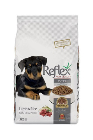 Reflex Puppy Lamp&Rice Kuzu Etli & Pirinçli Yavru Köpek Maması 3 Kg