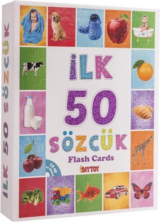 İlk 50 Sözcük Flash Cards Bebek Zeka Oyunları Eğitici Oyuncak
