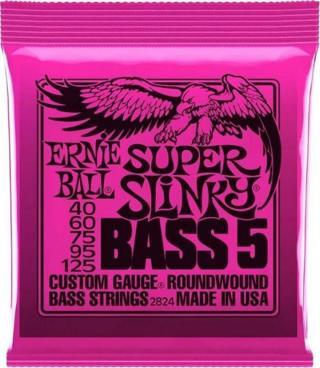 Ernie Ball P02824 Super Slinky Nickel 40-125 (5 Telli) Bas Gitar Teli