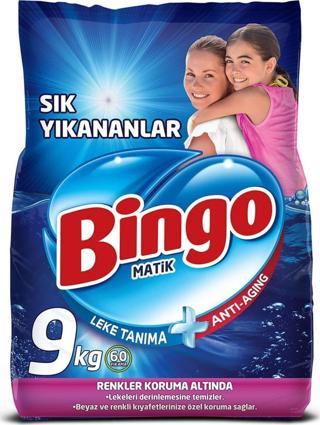 Bingo Matik Sık Yıkanan Çamaşırlara Özel 9 Kg