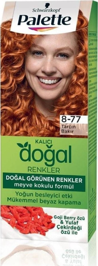 Palette Kalıcı Doğal Renkler Set Boya 8-77 Tarçın Bakır