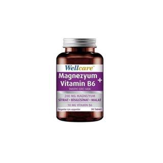 Magnezyum + Vitamin B6 İçeren Takviye Edici Gıda 30 Tablet