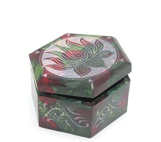 Obsidian Taşı Kutu Model 4