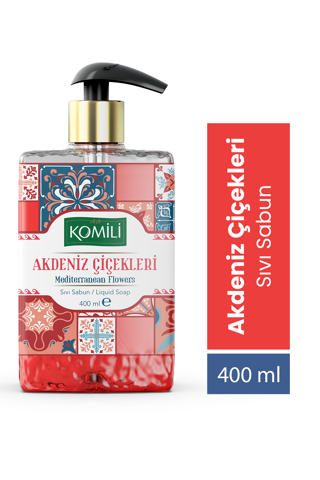 Komili Premium Akdeniz Çiçekleri Sıvı Sabun - Çiçek Kokulu - 400 ML