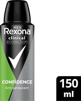 Rexona Men Clinical Protection Erkek Sprey Deodorant Confidence 96 Saat Koruma 150 Ml