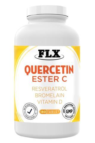 Flx Kuersetin Ester C Resveratrol Magnezyum Malat Bromelain 180 Tablet