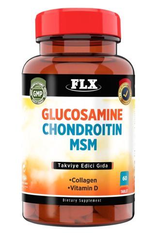 Flx Glucosamine Chondroitin Msm Collagen Vitamin D Glukozamin 60 Tablet