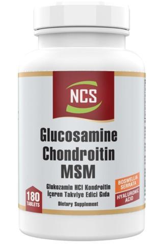 Ncs Glucosamine Chondroitin Msm Hyaluronic Acid Boswellia Serrata 180 Tablet
