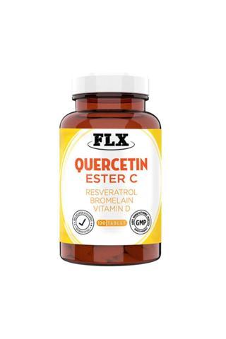 Flx Quercetin Kuersetin Ester C Resveratrol Ve Bromelain 120 Tablet