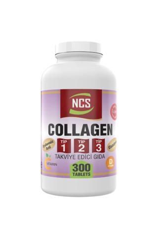 Ncs 300 Tablet Collagen Tip 1-2-3 Glutatyon Hyaluronik Asit Vitamin C