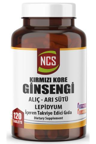 Ncs Kırmızı Kore Ginsengi Alıç-Arı Sütü & Lepidyum 120 Tablet