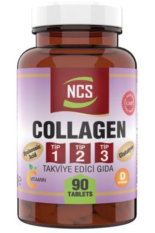 Ncs Kollajen 1000 Mg Collagen Tip 1-2-3 Glutatyon 90 Tablet