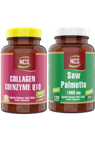 Ncs Saw Palmetto 120 Tablet Collagen Koenzim 30 Tablet Biotin Selenium Çinko Kolajen