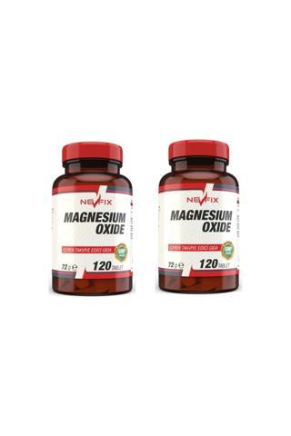 Nevfix Magnesium Oxide Magnezyum 250 Mg 120 Tablet 2 Kutu