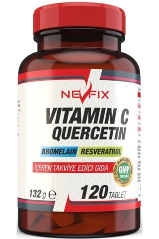 Nevfix Vitamin C 500 Mg Bromelian Kuersetin 120 Tablet
