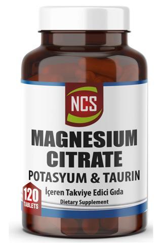 Ncs Magnezyum Sitrat Kalium 120 Tablet 4 Lü Form (Potasyum Taurin) & Vitamin B6 - Magnesium Citrate