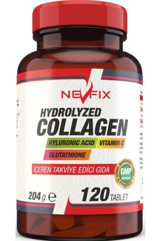 Nevfix 120 Tablet Kollajen Hidrolize Collagen Glutatyon Vitamin C