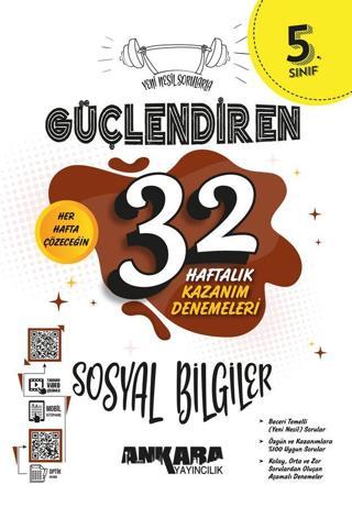 Ankara Yayıncılık 5. Sınıf Sosyal Bilgiler Güçlendiren 32 Haftalık Kazanım Denemeleri - Ankara Yayıncılık